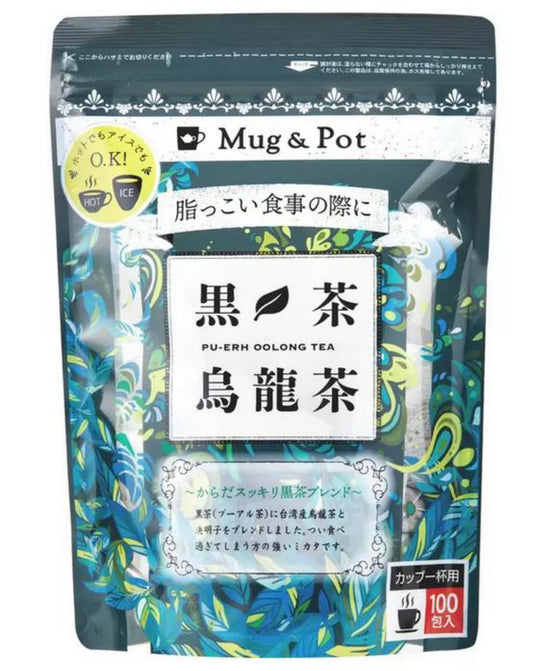 [Mug & Pot] 黒茶烏龍茶 1.5G×100コ