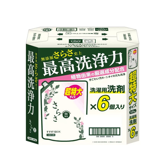 [P＆G] さらさ洗剤 液体 詰替え用 1.01kg×6コ