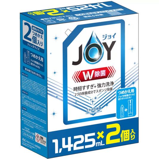 [P&G] JOY 超特大サイズ詰替え さわやか微香 1425ml×2コ