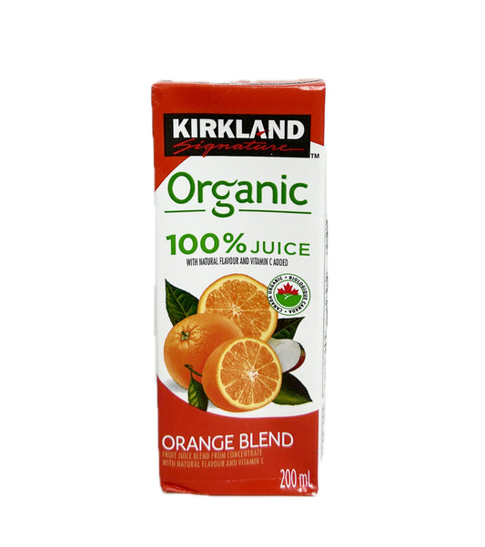 [KIRKLAND] オーガニック100% オレンジブレンド 200ml